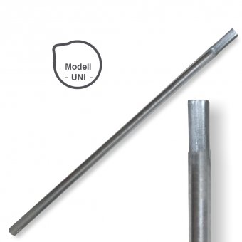 Stahl-Steckmast UNI Länge 1,5m - Durchmesser 48mm 