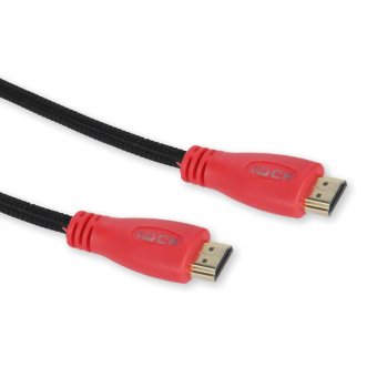High Speed HDMI Kabel mit Ethernet und blauer LED 5m 