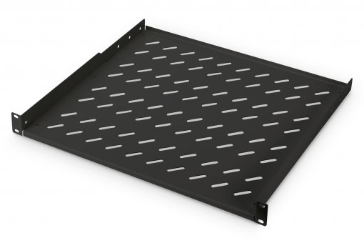 Kocom Fachboden für Netzwerkschrank 400mm Tief schwarz - 19" (483mm) 